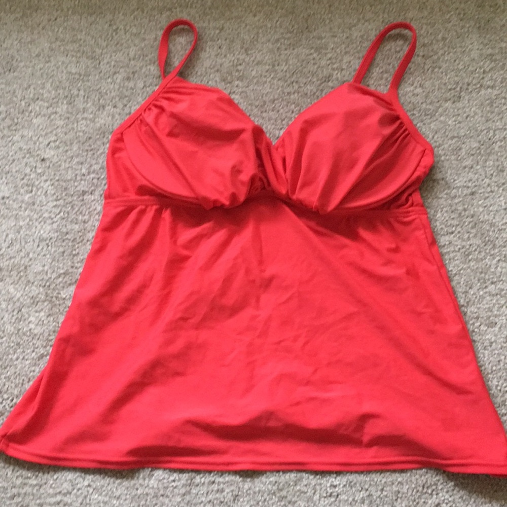 Merona tankini top with underwire - Coral color